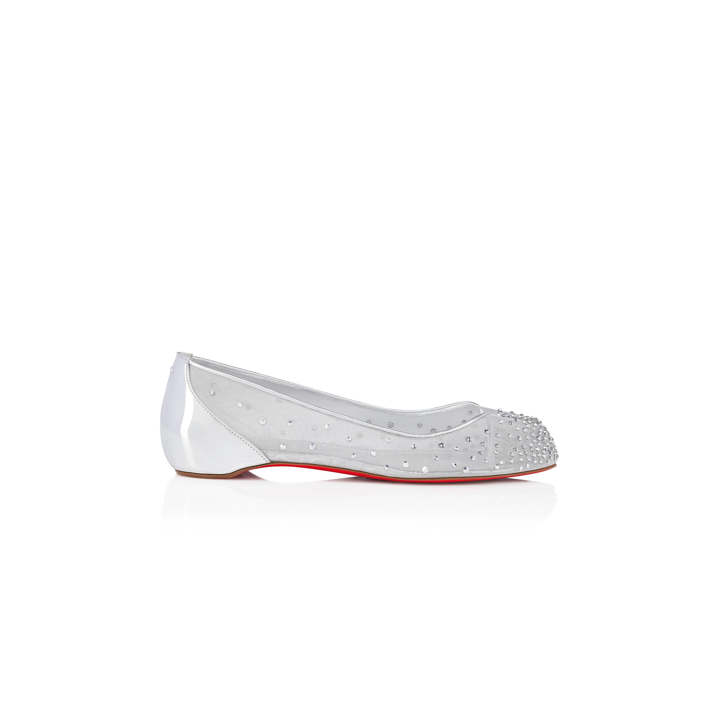 Ch**an louboutin marlougiela strass silver 1251025s211